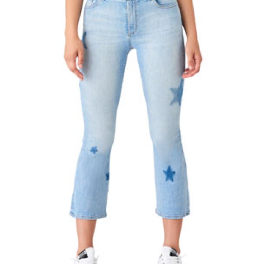 DL1961 NWOT Bridget high rise cropped bootcut jeans, sz 29, light rinse